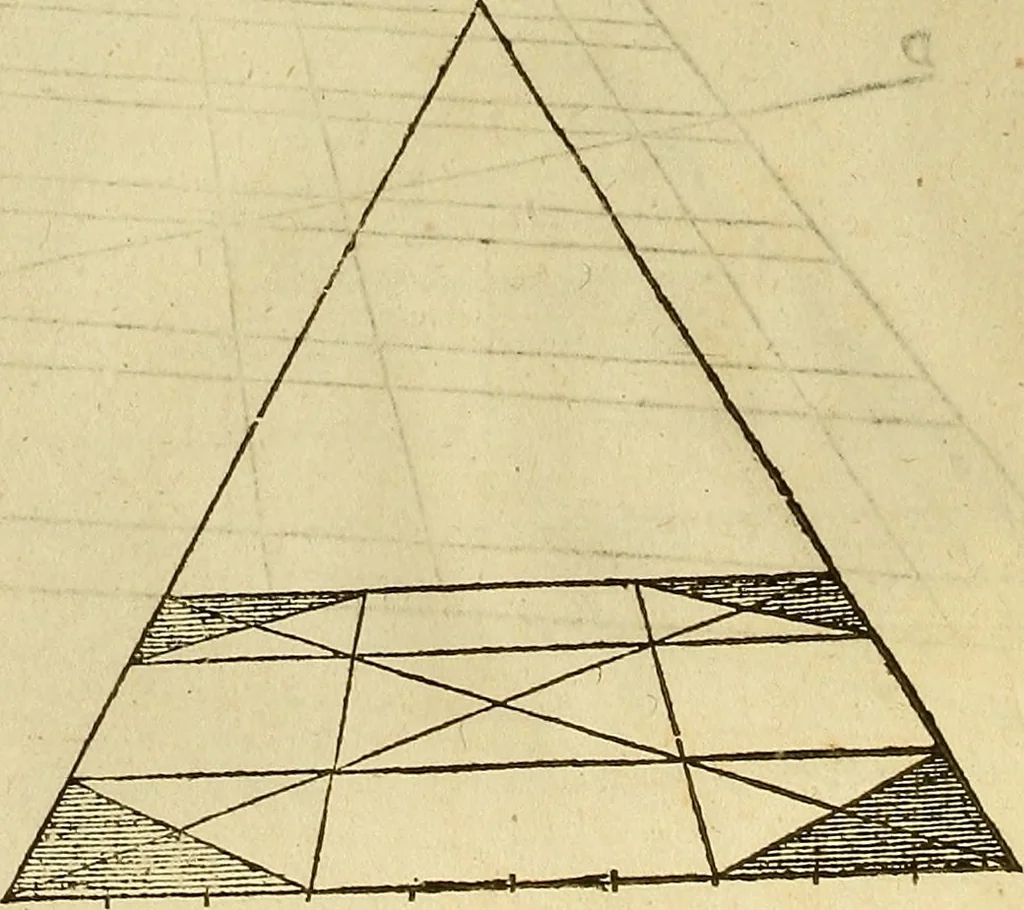 An illustration from The first booke of architecture : entreating of geometrie. Translated out of Italian into Dutch and out of Dutch into English, 1611, leaf 45