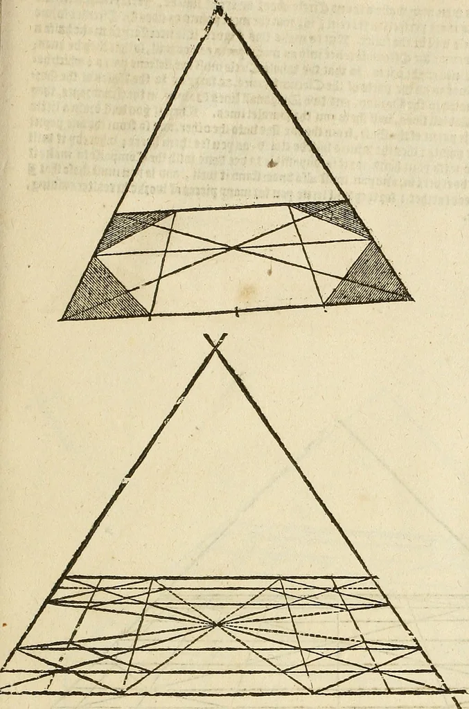 An illustration from The first booke of architecture : entreating of geometrie. Translated out of Italian into Dutch and out of Dutch into English, 1611, leaf 46