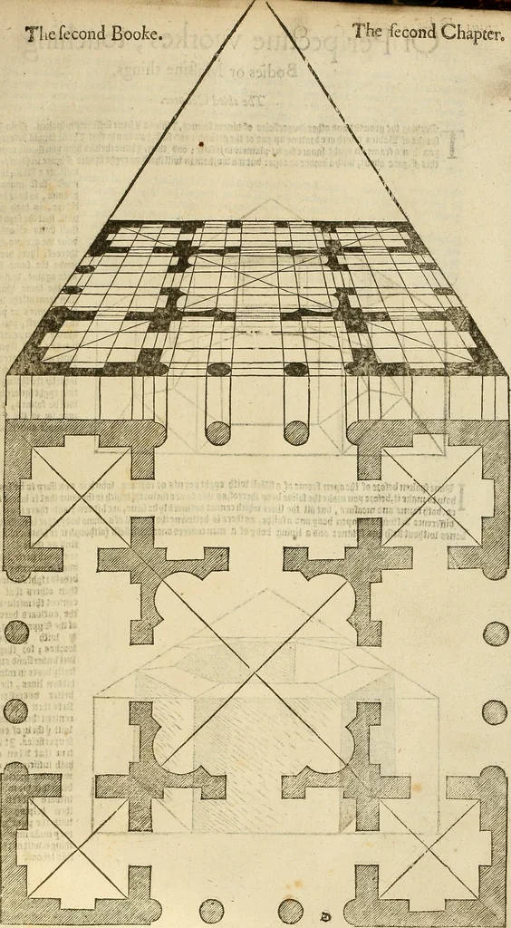 An illustration from The first booke of architecture : entreating of geometrie. Translated out of Italian into Dutch and out of Dutch into English, 1611, leaf 52