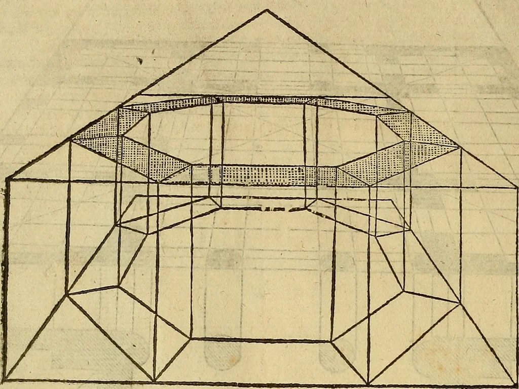 An illustration from The first booke of architecture : entreating of geometrie. Translated out of Italian into Dutch and out of Dutch into English, 1611, leaf 53