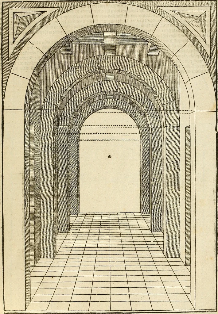 An illustration from The first booke of architecture : entreating of geometrie. Translated out of Italian into Dutch and out of Dutch into English, 1611, leaf 60