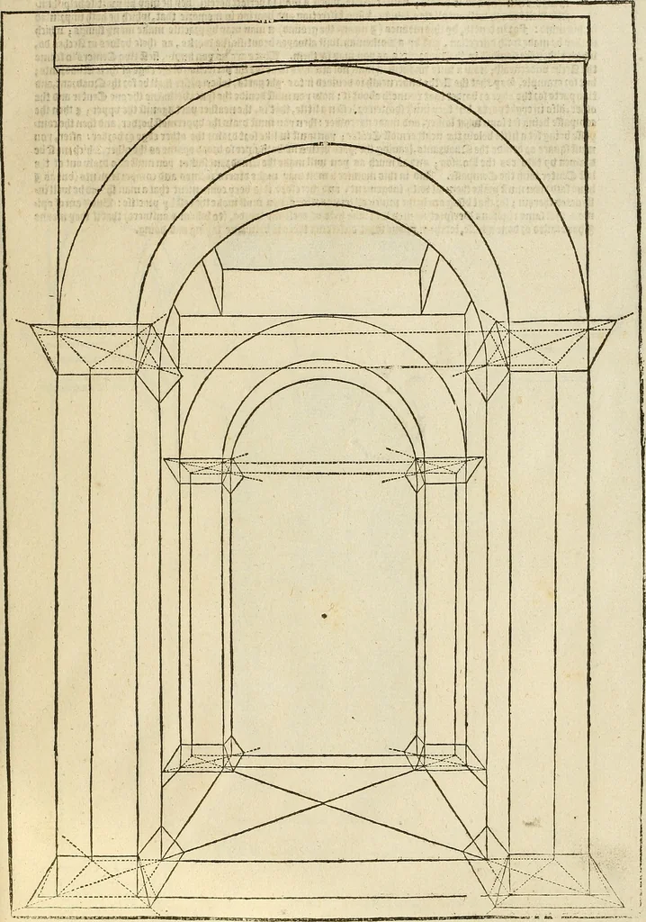 An illustration from The first booke of architecture : entreating of geometrie. Translated out of Italian into Dutch and out of Dutch into English, 1611, leaf 62