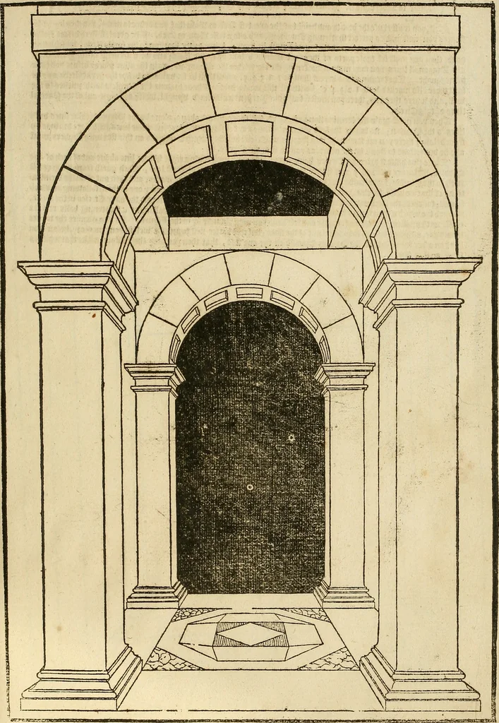An illustration from The first booke of architecture : entreating of geometrie. Translated out of Italian into Dutch and out of Dutch into English, 1611, leaf 64