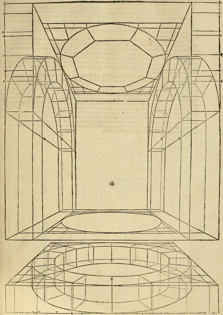 An illustration from The first booke of architecture : entreating of geometrie. Translated out of Italian into Dutch and out of Dutch into English, 1611, leaf 70