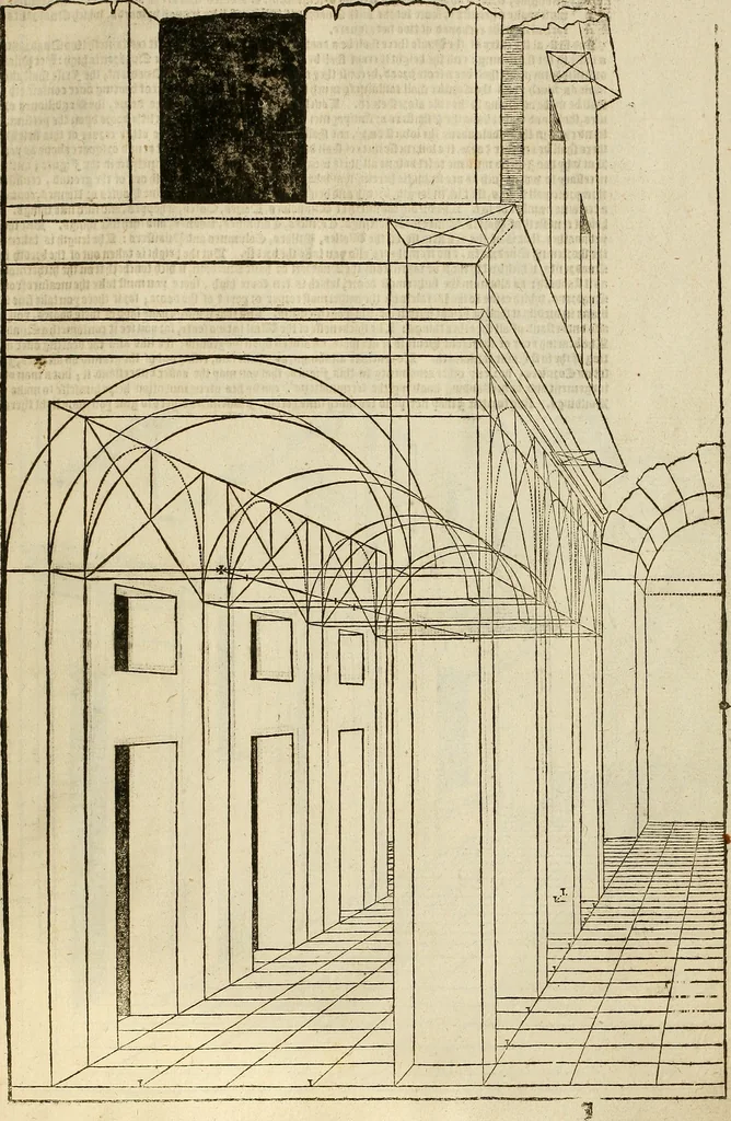 An illustration from The first booke of architecture : entreating of geometrie. Translated out of Italian into Dutch and out of Dutch into English, 1611, leaf 72
