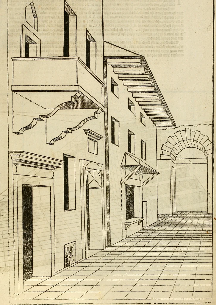 An illustration from The first booke of architecture : entreating of geometrie. Translated out of Italian into Dutch and out of Dutch into English, 1611, leaf 74