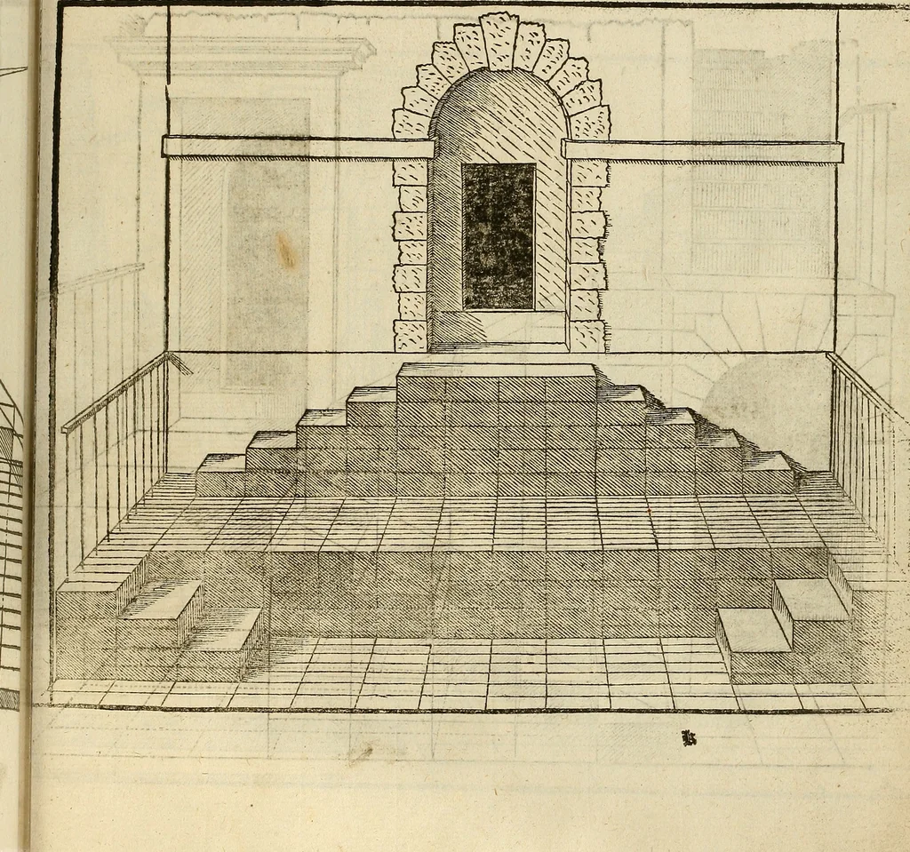 An illustration from The first booke of architecture : entreating of geometrie. Translated out of Italian into Dutch and out of Dutch into English, 1611, leaf 76