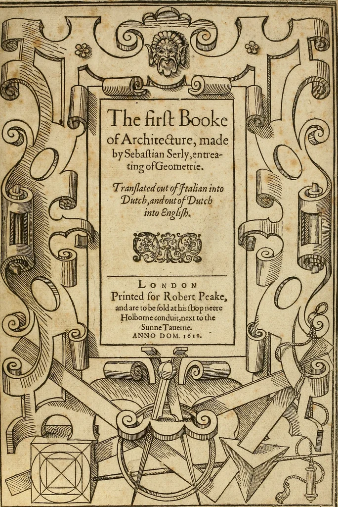 An illustration from The first booke of architecture : entreating of geometrie. Translated out of Italian into Dutch and out of Dutch into English, 1611, leaf 8