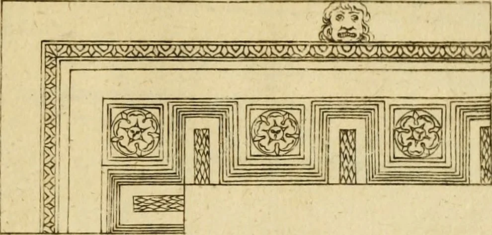 An illustration from The first book of architecture, 1676, leaf 128