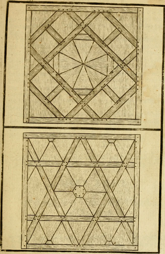 An illustration from The first book of architecture, 1676, leaf 146