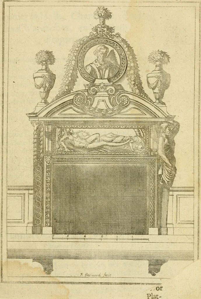 An illustration from The first book of architecture, 1676, leaf 200