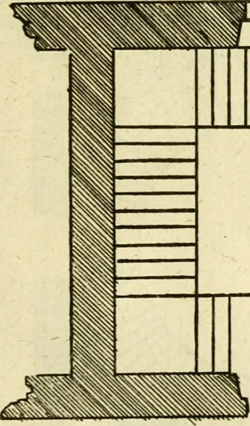 An illustration from The first book of architecture, 1676, leaf 222