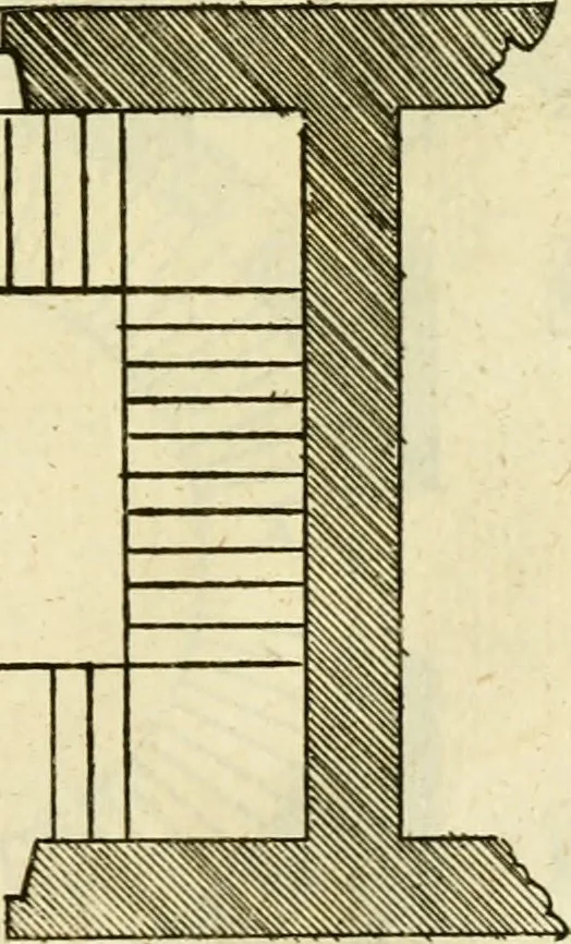 An illustration from The first book of architecture, 1676, leaf 222
