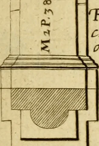An illustration from The first book of architecture, 1676, leaf 76