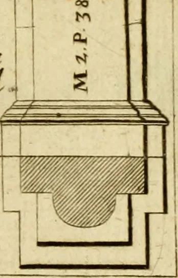 An illustration from The first book of architecture, 1676, leaf 76