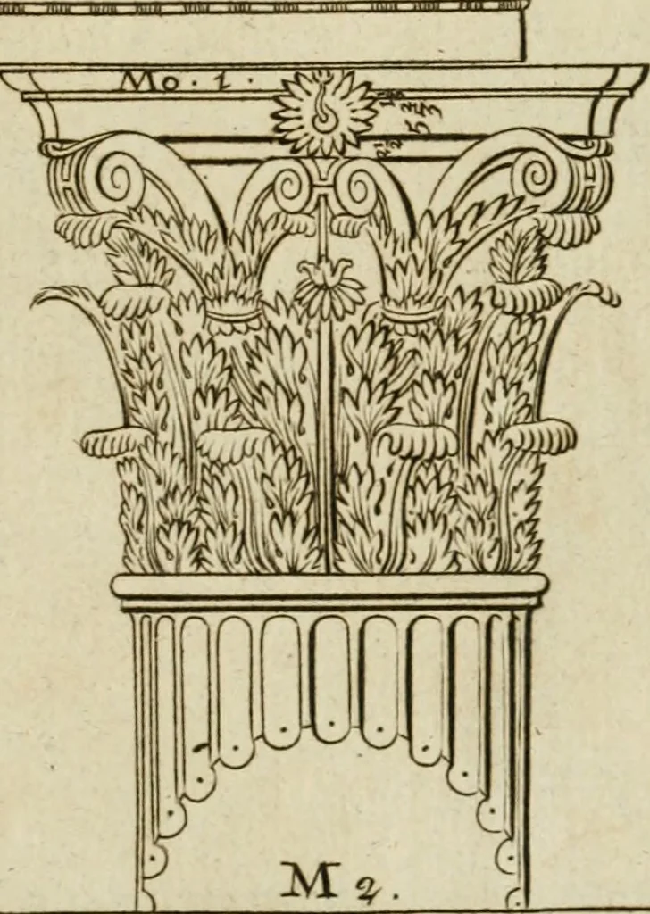 An illustration from The first book of architecture, 1733, leaf 102