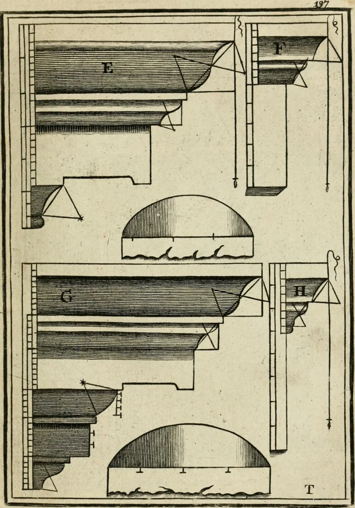 An illustration from The first book of architecture, 1733, leaf 156