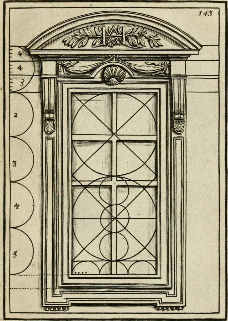 An illustration from The first book of architecture, 1733, leaf 162