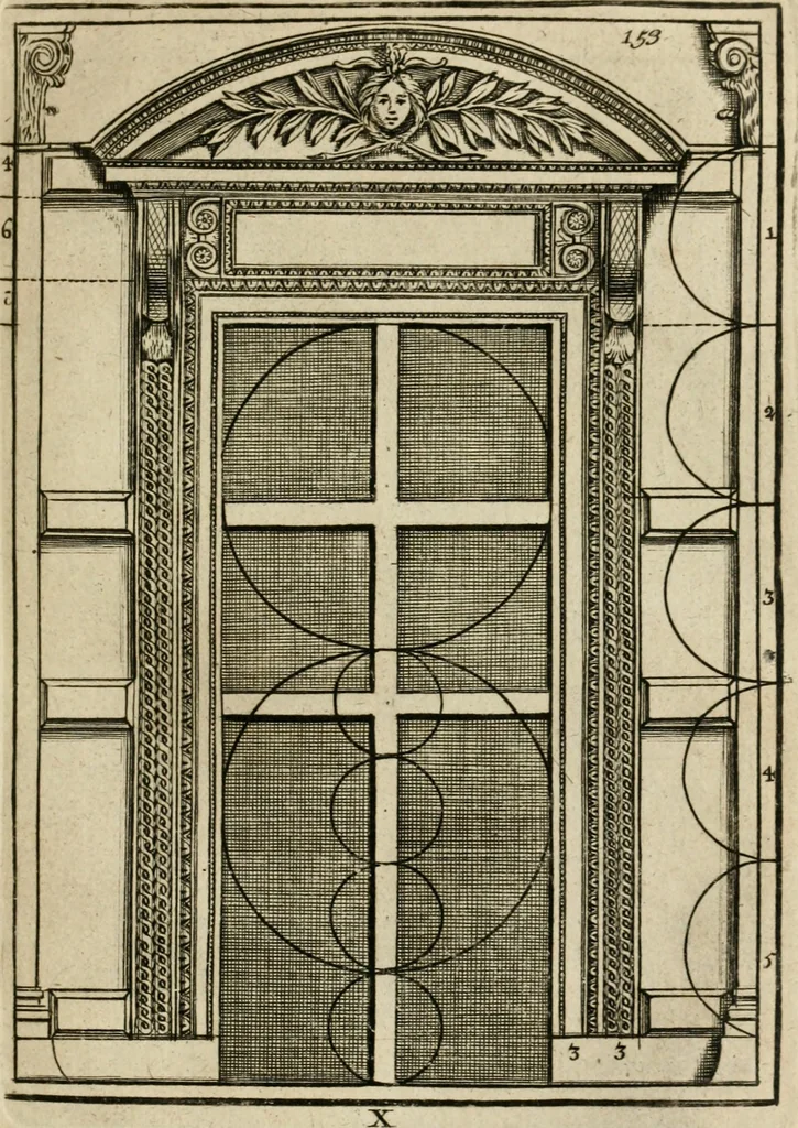 An illustration from The first book of architecture, 1733, leaf 172