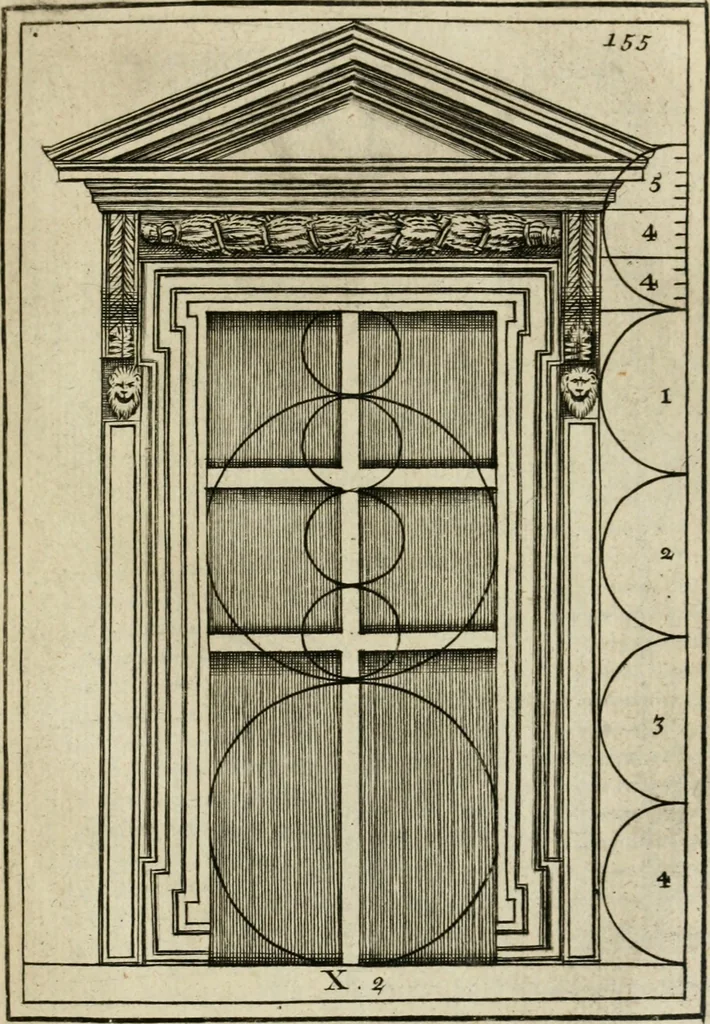 An illustration from The first book of architecture, 1733, leaf 174