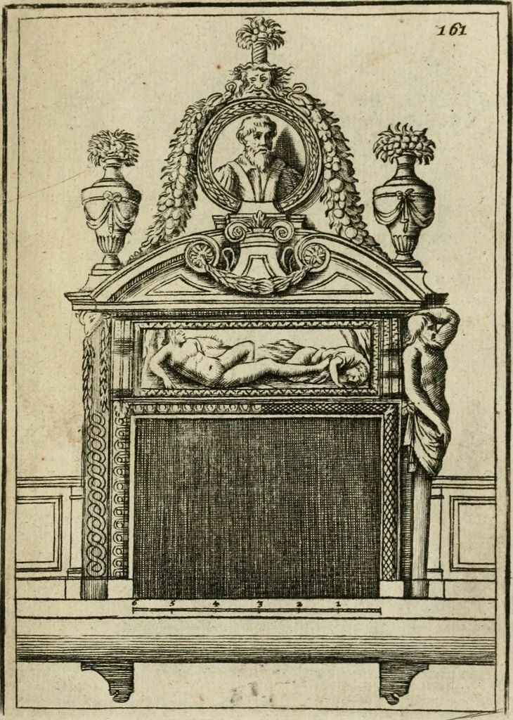 An illustration from The first book of architecture, 1733, leaf 180