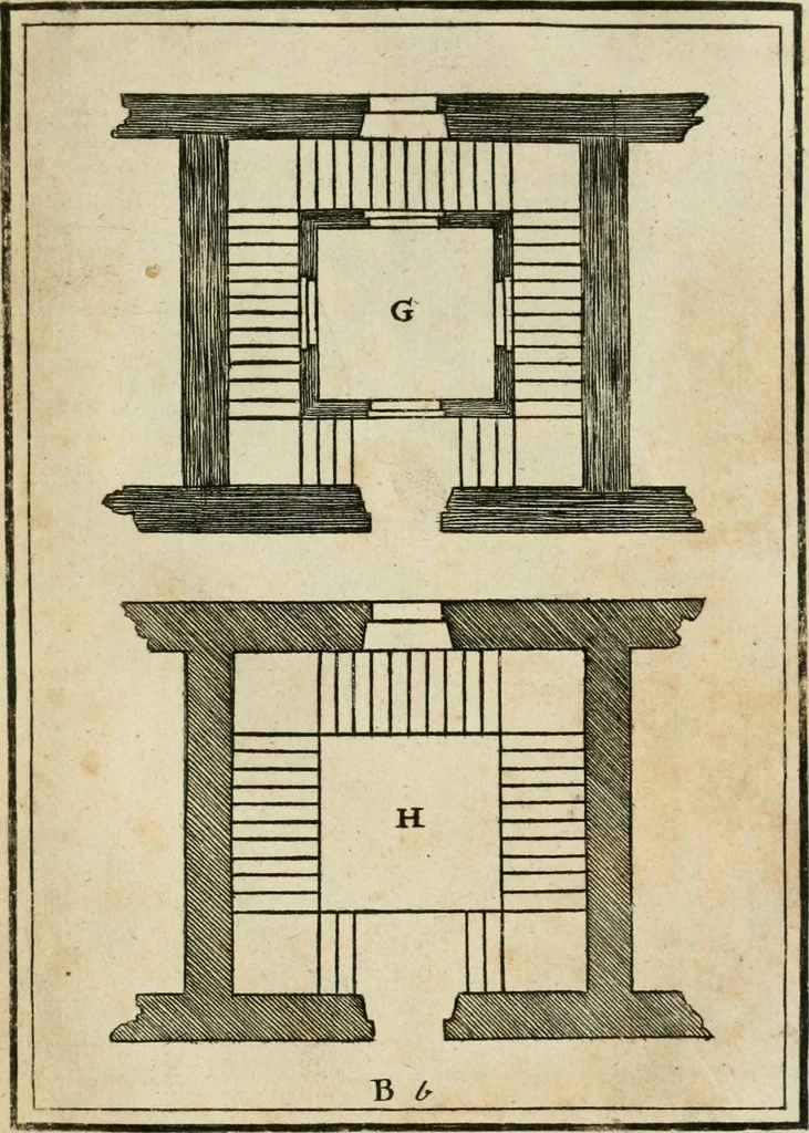 An illustration from The first book of architecture, 1733, leaf 204