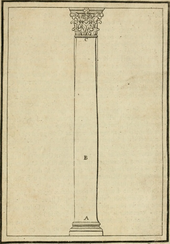 An illustration from The first book of architecture, 1733, leaf 40