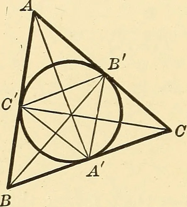 An illustration from A first course in analytical geometry, 1905, leaf 123