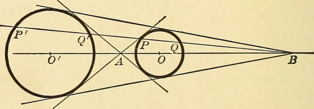 An illustration from A first course in analytical geometry, 1905, leaf 131