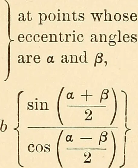 An illustration from A first course in analytical geometry, 1905, leaf 188