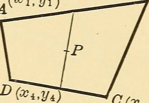 An illustration from A first course in analytical geometry, 1905, leaf 31