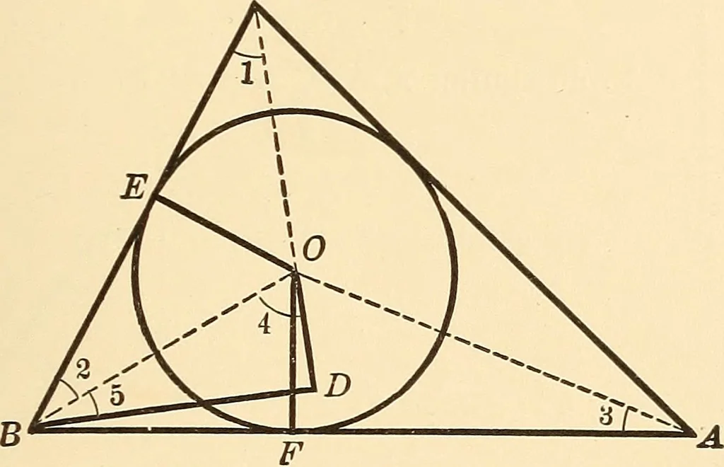 An illustration from A first course in analytical geometry, 1905, leaf 36
