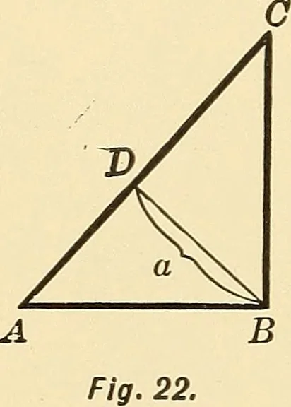 An illustration from A first course in analytical geometry, 1905, leaf 37