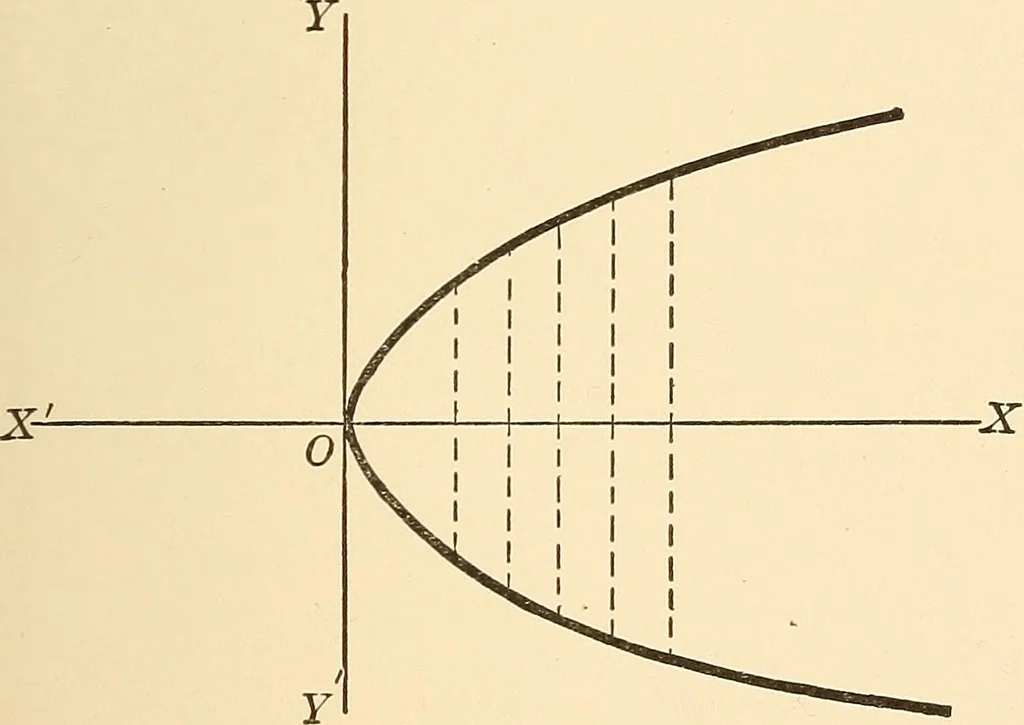 An illustration from A first course in analytical geometry, 1905, leaf 48