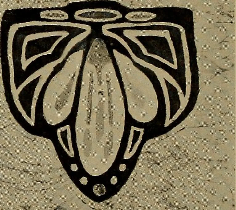 An illustration from First lessons in batik; a handbook in batik, tie-dyeing and all pattern dyeing, 1921, leaf 24