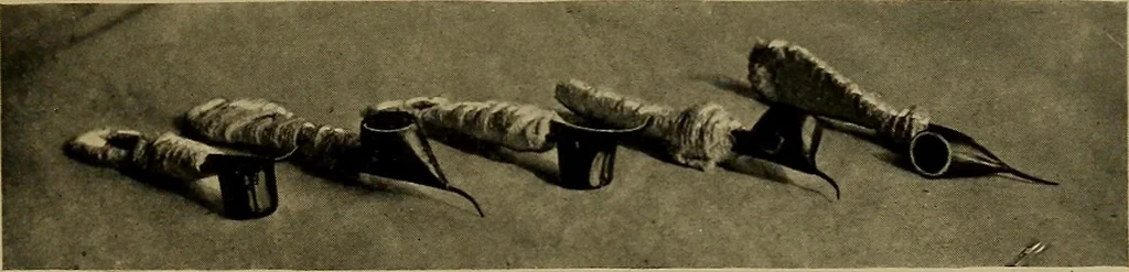An illustration from First lessons in batik; a handbook in batik, tie-dyeing and all pattern dyeing, 1921, leaf 25