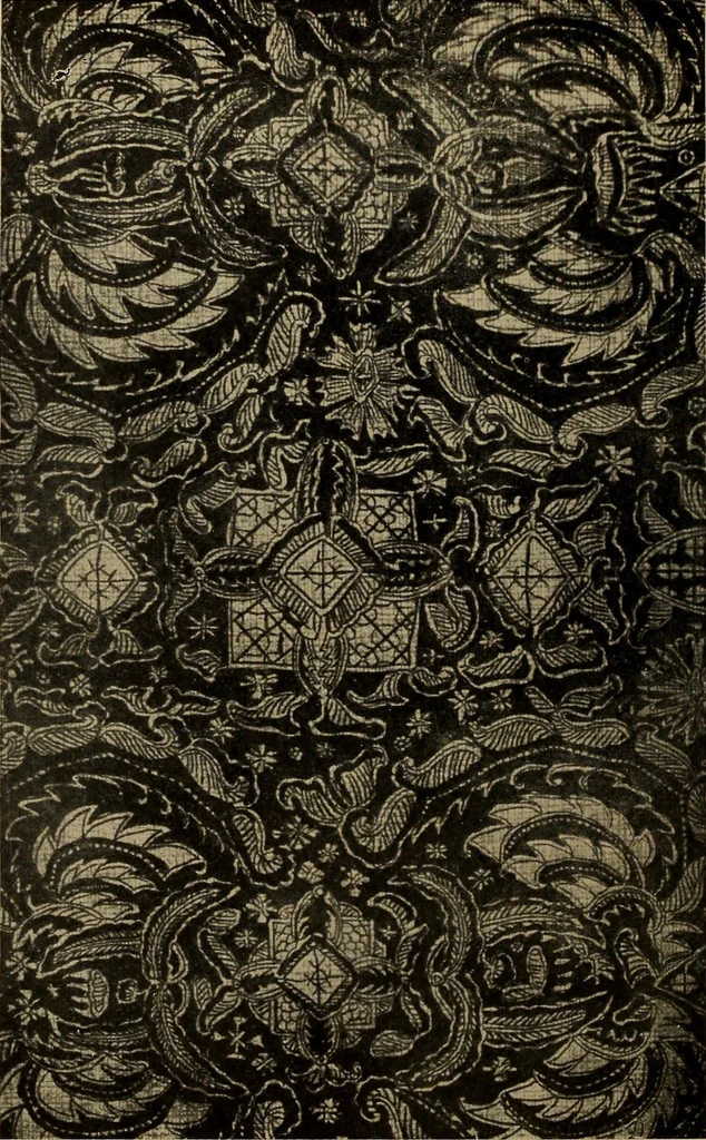 An illustration from First lessons in batik; a handbook in batik, tie-dyeing and all pattern dyeing, 1921, leaf 26