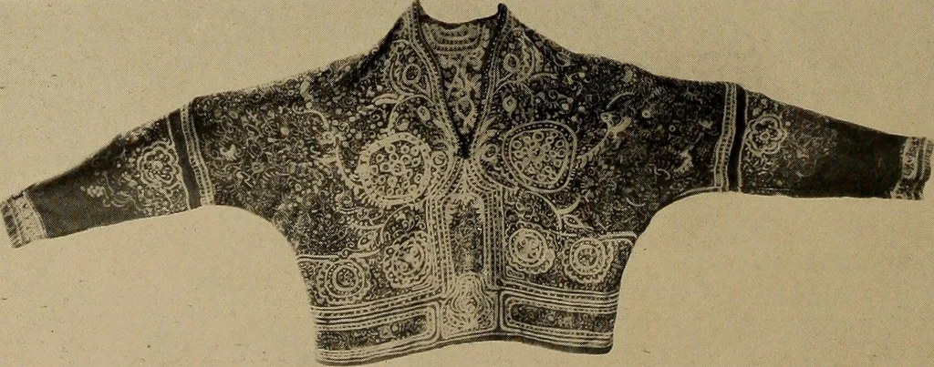 An illustration from First lessons in batik; a handbook in batik, tie-dyeing and all pattern dyeing, 1921, leaf 36