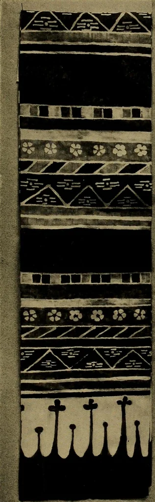 An illustration from First lessons in batik; a handbook in batik, tie-dyeing and all pattern dyeing, 1921, leaf 49