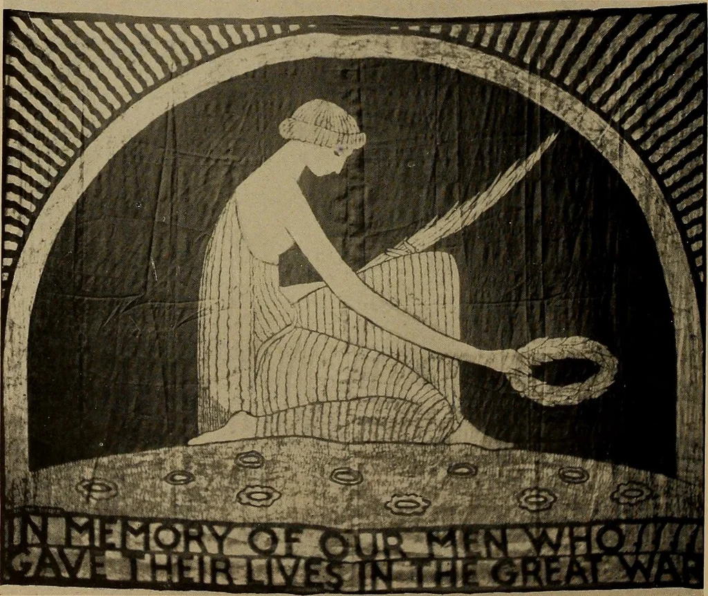 An illustration from First lessons in batik; a handbook in batik, tie-dyeing and all pattern dyeing, 1921, leaf 60
