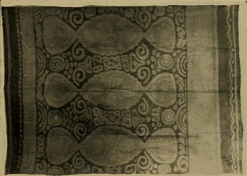An illustration from First lessons in batik; a handbook in batik, tie-dyeing and all pattern dyeing, 1921, leaf 75