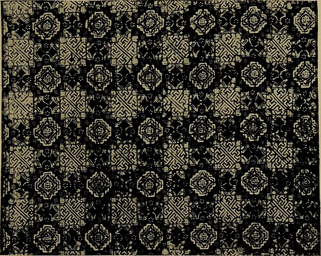 An illustration from First lessons in batik; a handbook in batik, tie-dyeing and all pattern dyeing, 1921, leaf 79