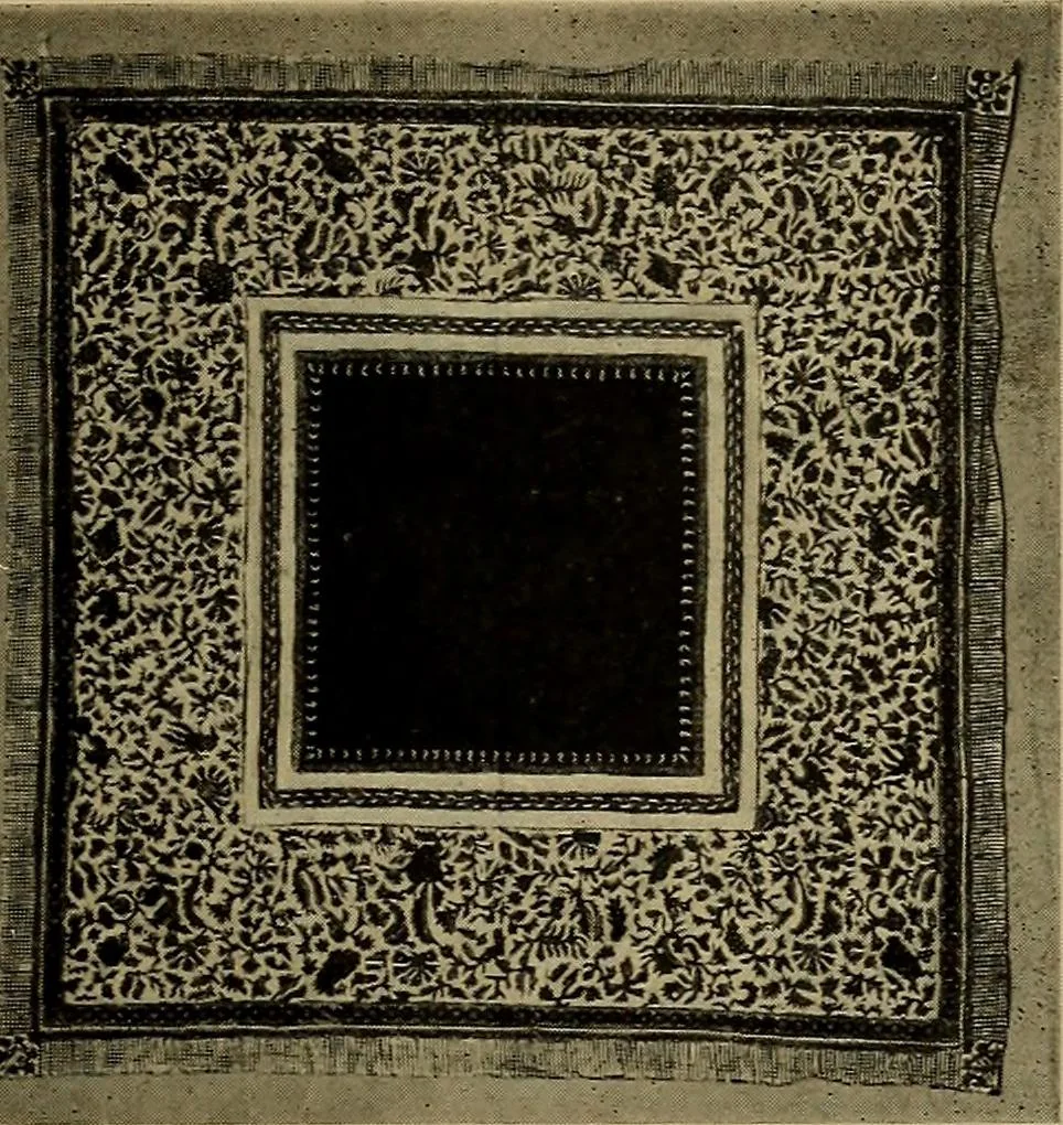An illustration from First lessons in batik; a handbook in batik, tie-dyeing and all pattern dyeing, 1921, leaf 83