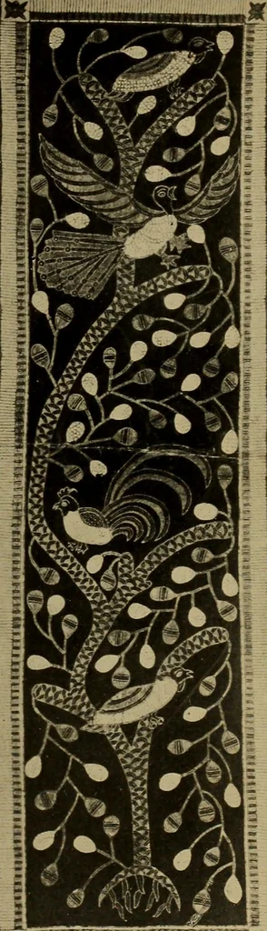 An illustration from First lessons in batik; a handbook in batik, tie-dyeing and all pattern dyeing, 1921, leaf 87