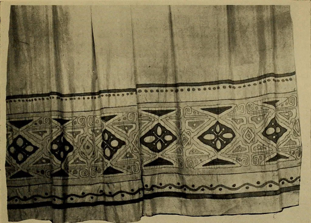 An illustration from First lessons in batik; a handbook in batik, tie-dyeing and all pattern dyeing, 1921, leaf 91