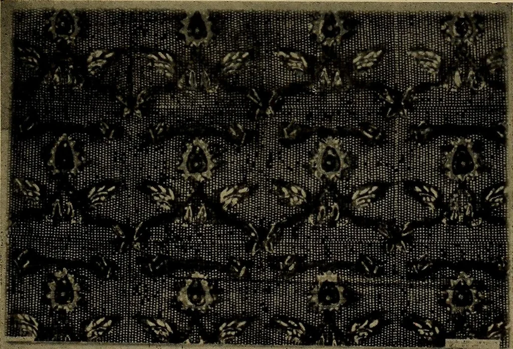 An illustration from First lessons in batik; a handbook in batik, tie-dyeing and all pattern dyeing, 1921, leaf 91