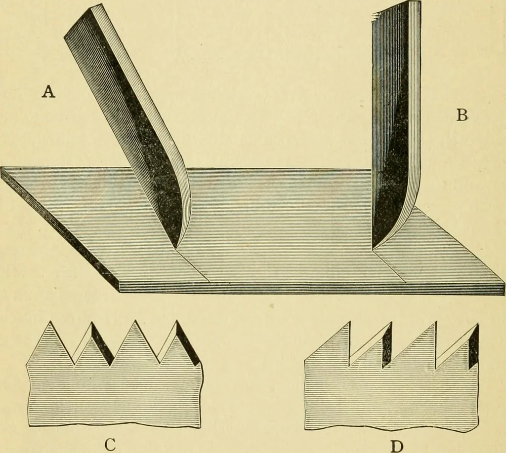 An illustration from First lessons in manual training and carpentry, 1907, leaf 11