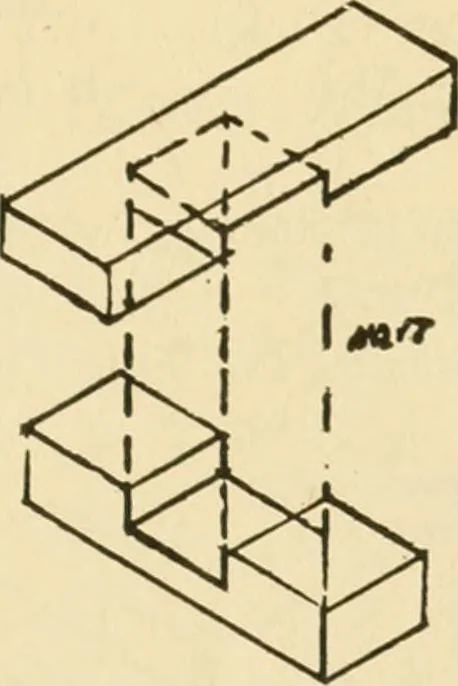 An illustration from First lessons in manual training and carpentry, 1907, leaf 26