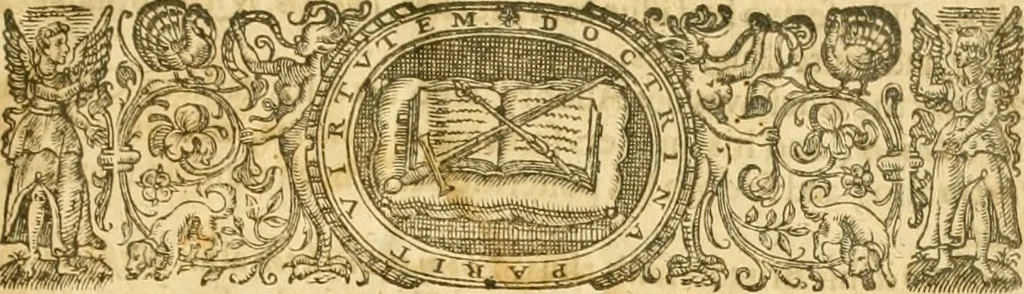 An illustration from The first part of the institutes of the lawes of England, or, commentarie upon Littleton : not the name of a lawyer onely, but of the law it selfe..., 1628, leaf 6