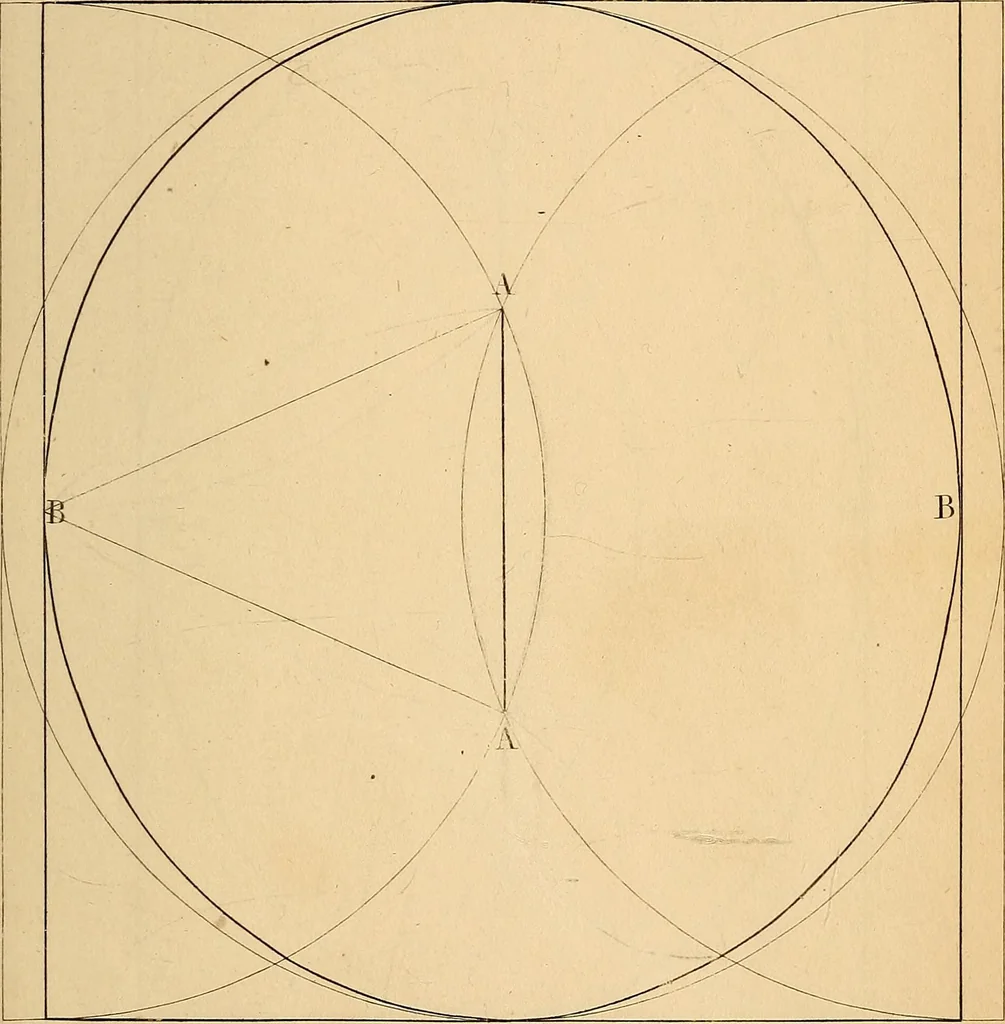 An illustration from First principles of symmetrical beauty, 1846, leaf 102